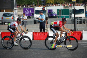 Nicki Sorensen & Stuart O'Grady (CSC Saxo Bank) (340x)