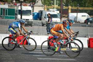 Denis Menchov (Rabobank), Martin Müller (Milram) & José Luis Arrieta (AG2R La Mondiale) (610x)