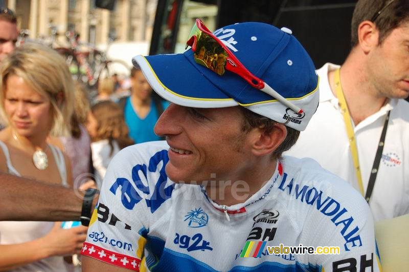 Martin Elmiger (AG2R La Mondiale) - close up