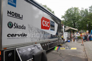 The CSC Saxo Bank material van (608x)