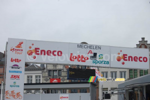 The finish line for the last stage of the Eneco Tour (440x)
