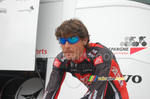 José Ivan Gutierrez (Caisse d'Epargne) during his warming up (2) (256x)