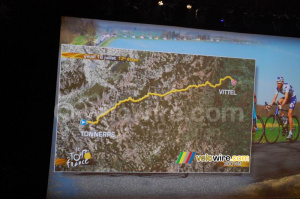 Parcours 12ème étape : Tonnerre > Vittel (jeudi 16 juillet, 200 km) (785x)