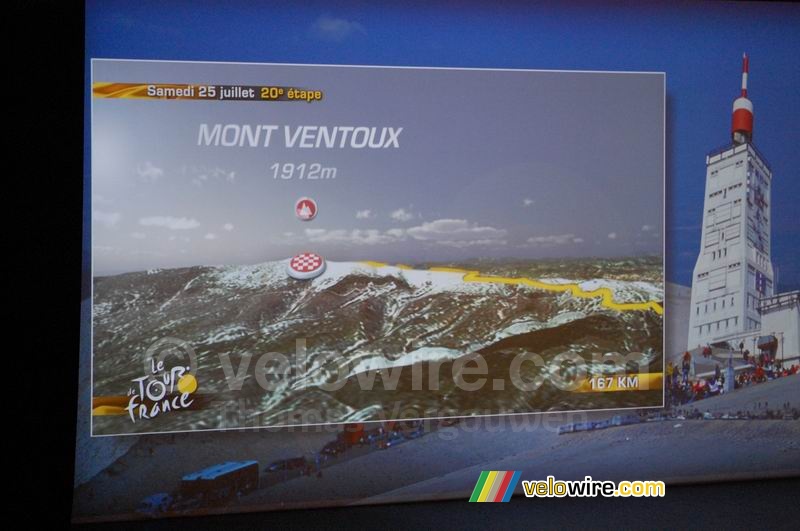 Forelast day: mountain top finish on the Mont Ventoux