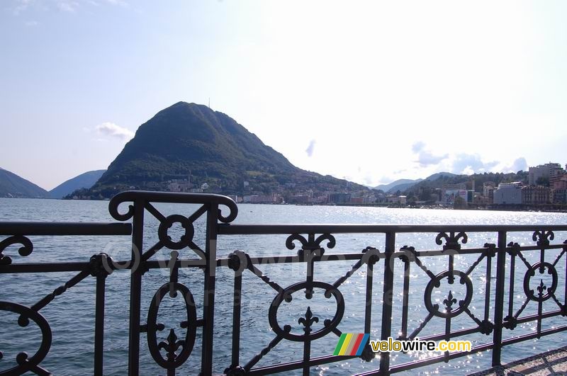 View over the lake of Lugano
