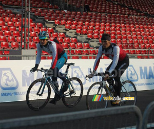 Thomas Frei (Astana) & Rubens Bertogliati (Scott-American Beef) - Switzerland (533x)