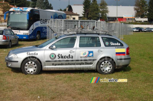 La voiture de l'équipe Colombienne (582x)