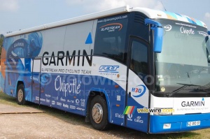 The Garmin Chipotle team bus (605x)