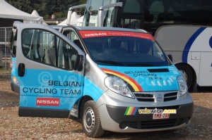 La voiture de la Belgian Cycling Team (534x)