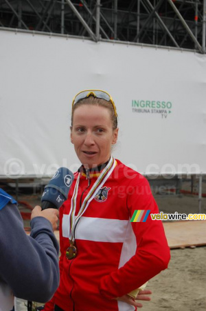 Judith Arndt (Allemagne), numéro trois Championnats du Monde contre la montre & route (411x)