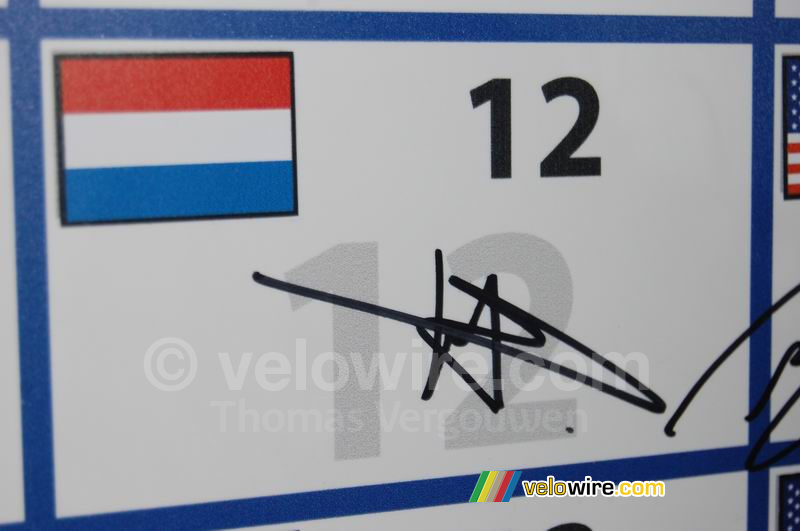 Marianne Vos' signature (NLD)