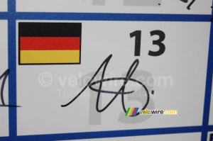 L'autographe de Judith Arndt (Allemagne) (391x)