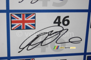 L'autographe de la nouvelle Championne du Monde Nicole Cooke (Angleterre) (501x)