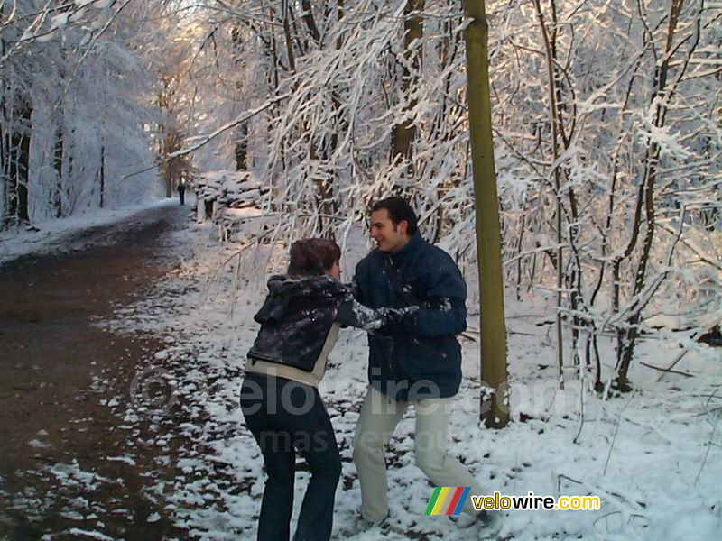 Cédric & Virginie dans la forêt de Meudon