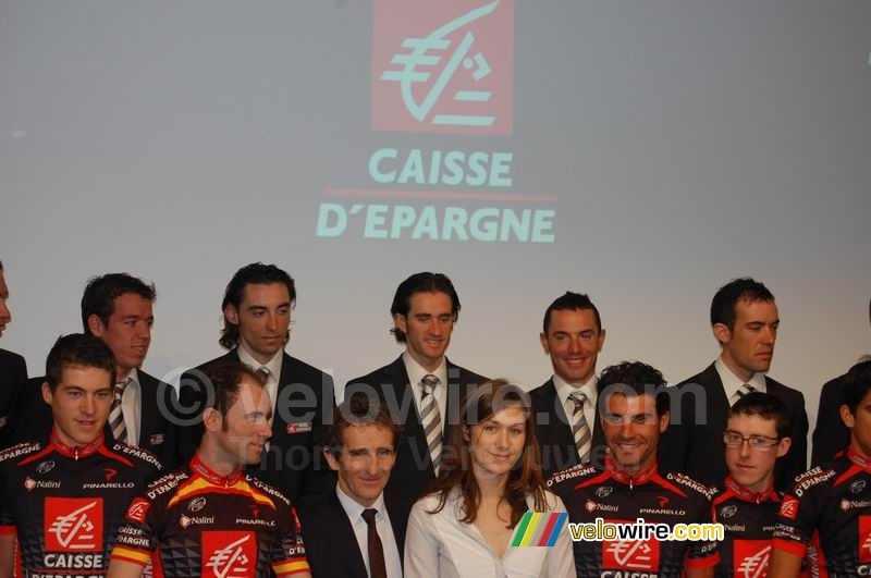 Arnold Jeannesson, Alejandro Valverde, Alain Prost, Julie Krasniak, Oscar Pereiro & Angel Madrazo