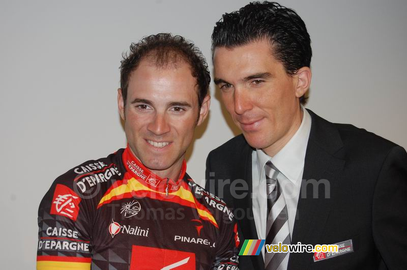 Alejandro Valverde & Luis Pasamontes