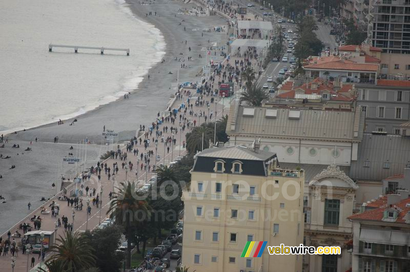 Vue sur la Promenade des Anglais