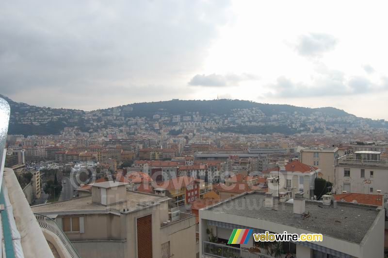 Vue sur Nice depuis l'appartement d'Amélie