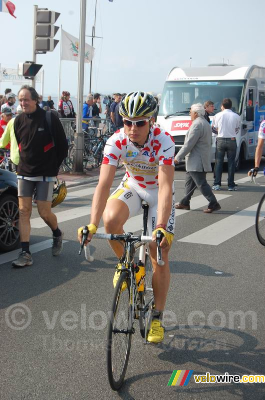 Tony Martin (Columbia High Road), le maillot à pois