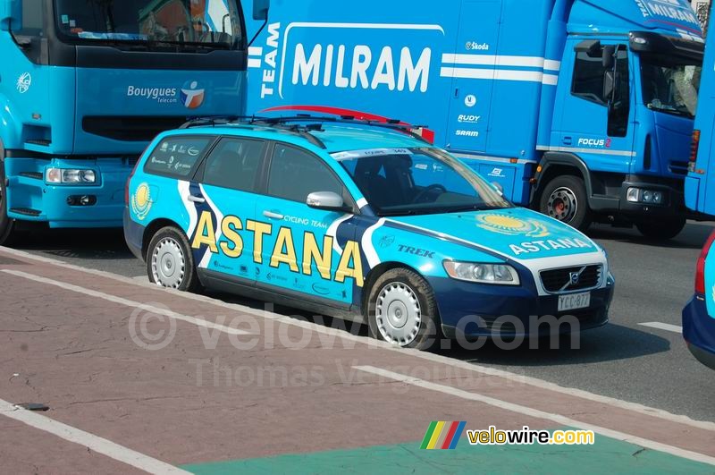 Een auto van Astana