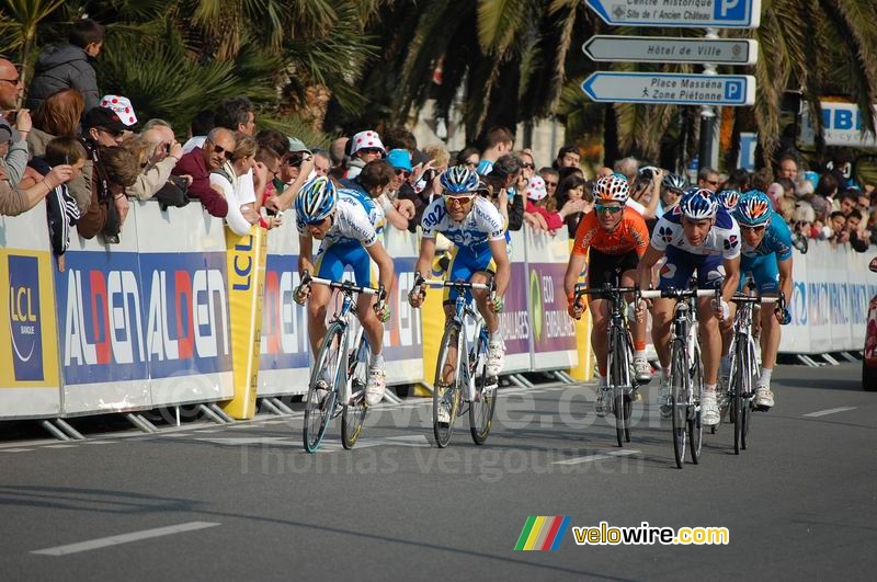 Hubert Dupont & Rinaldo Nocentini (AG2R La Mondiale), Gorka Verdugo (Euskaltel) & Mathieu Landagnous (Franaise des Jeux) (2)
