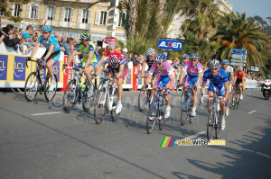 Christian Knees (Milram), Aleksandr Kuschynski (Liquigas), Matthew Lloyd (Silence), Aitor Hernandez (Euskaltel), Heinrich Haussler (Cervélo), Francesco Gavazzi & David Loosli (Lampre), Maxime Bouet (Agritubel) & Stéphane Goubert (AG2R) (556x)
