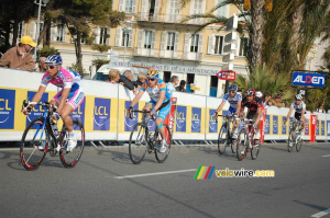Marco Bandiera (Lampre NGC), Trent Lowe (Garmin), Oscar Pereiro Sio (Caisse d'Epargne), Jérôme Pineau (Quick.Step) & Karsten Kroon (Saxo Bank) (550x)