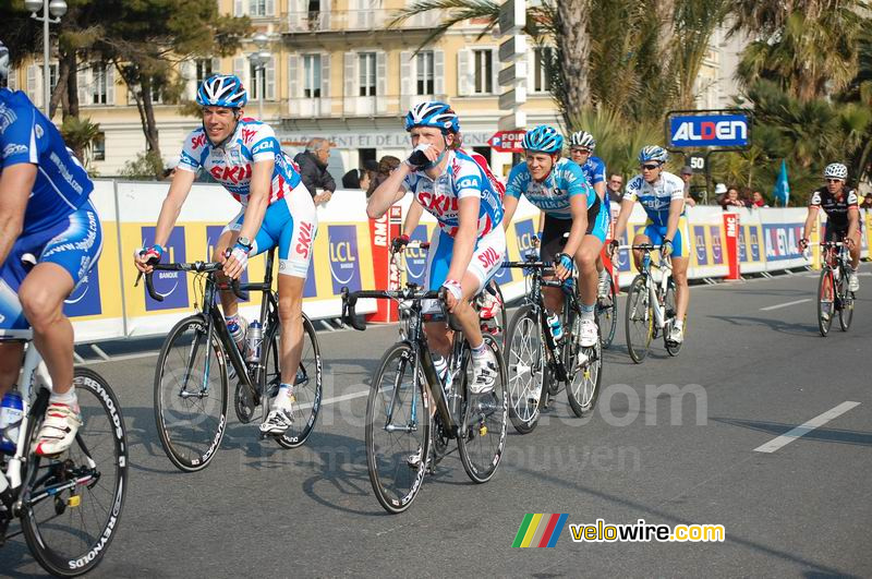 Theo Eltink & Albert Timmer (Skil-Shimano) & Niki Terpstra (Milram)