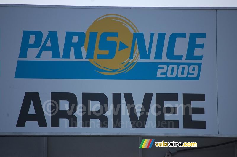 L'arrivée de Paris-Nice 2009