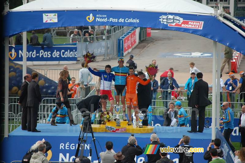 De winnaars van Parijs-Roubaix junior