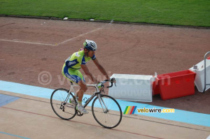 Manuel Quinziato (Liquigas) à l'arrivée (559x)