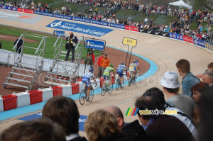 Stijn Devolder (QuickStep), Aleksandr Kuschynski (Liquigas), Alexey Markov (Katusha), Gregory Henderson (Columbia) & Marco Bandiera (Lampre NGC) (768x)