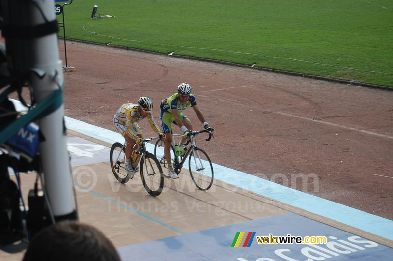 Gregory Henderson (Columbia) & Aleksandr Kuschynski (Liquigas)