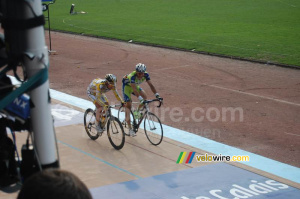 Gregory Henderson (Columbia) & Aleksandr Kuschynski (Liquigas) (650x)