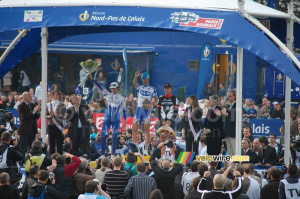 Paris-Roubaix 2009 : 1/ Tom Boonen, 2/ Filippo Pozzato, 3/ Thor Hushovd (462x)