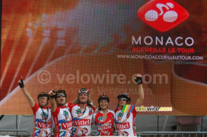 The Team Vittel at the team presentation in Monaco (686x)