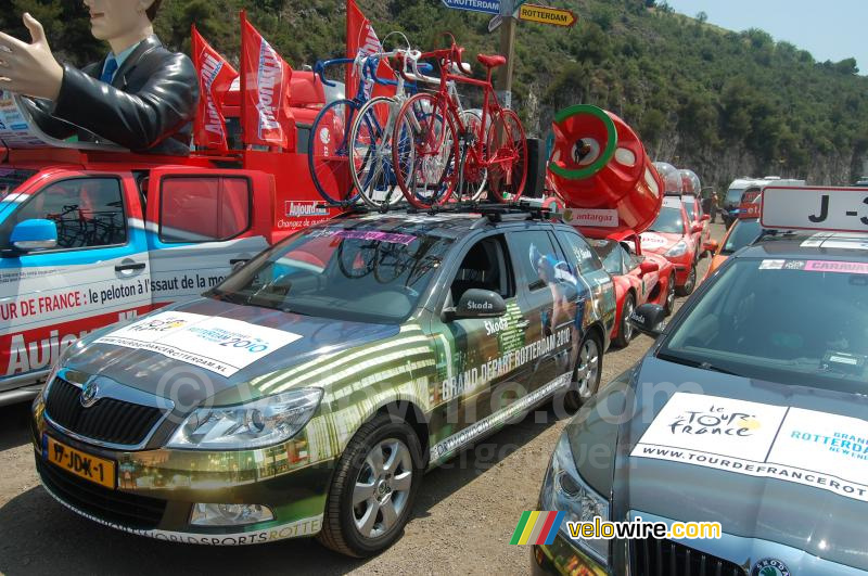 Advertising caravan: the cars of the Grand Départ in Rotterdam (2010)