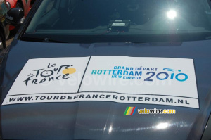 Advertising caravan: logo Grand Départ in Rotterdam (2010) - New energy (884x)