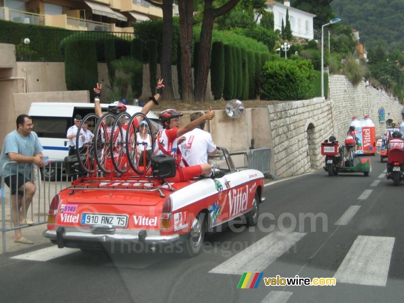 Reclamecaravaan: Vittel in de eerste etappe in Monaco (2)