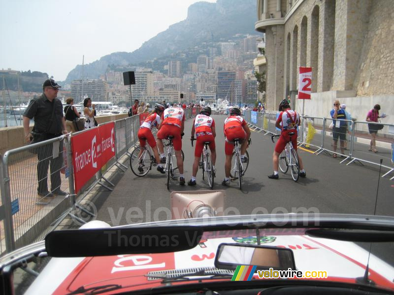 The Team Vittel in Monaco