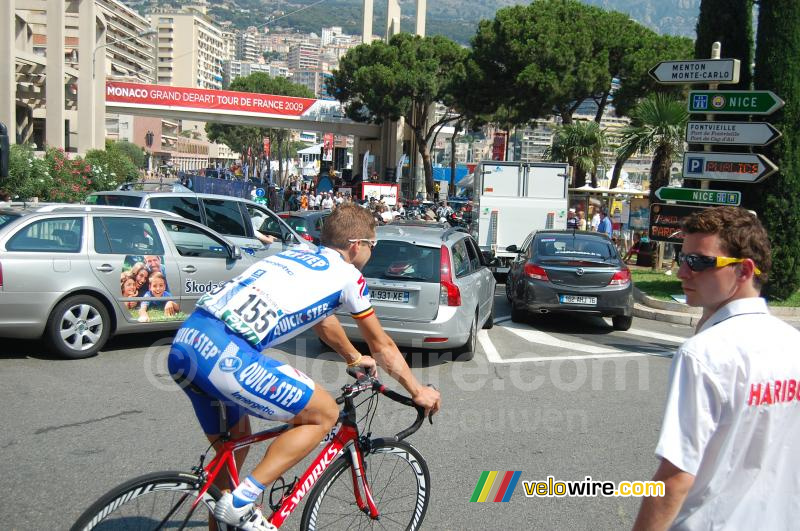 Stijn Devolder (QuickStep) in Monaco