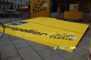 The start podium for the team time trial in Montpellier (268x)