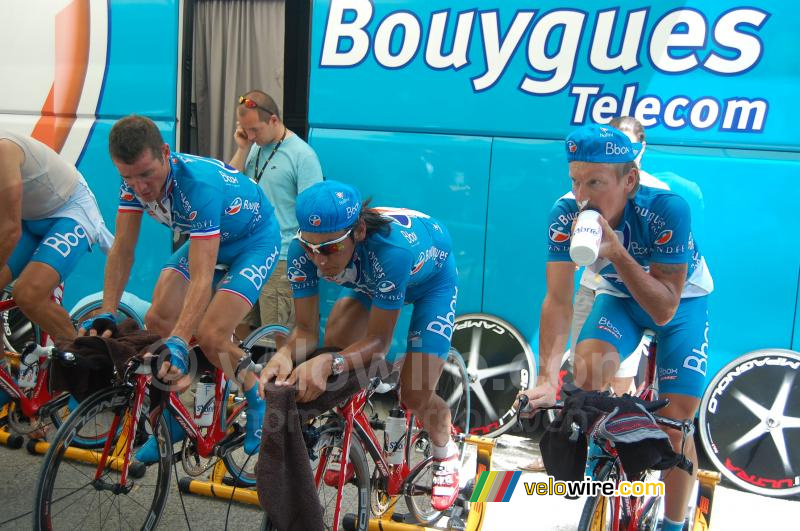 Thomas Voeckler, Yukiya Arashiro & Yury Trofimov (Bbox Bouygues Telecom)