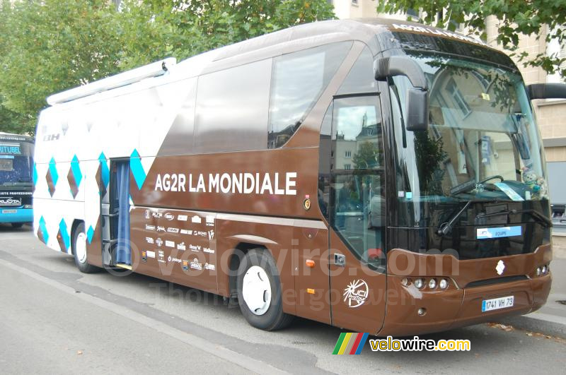 The AG2R La Mondiale bus