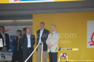 Jean-Pierre Gorges (député-maire de Chartres), Christian Prudhomme & Martial Chevallier (conseiller général Eure-et-Loir) (1207x)