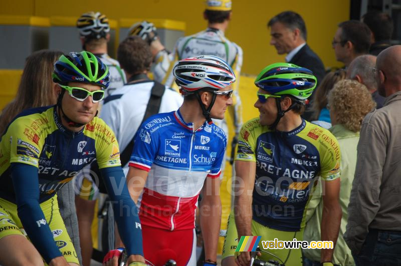 Gaël Malacarne, Dimitri Champion & Stephane Bonsergent (Bretagne-Schuller)