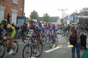 Start Paris-Tours 2009 (7) - with the winner Philippe Gilbert (369x)