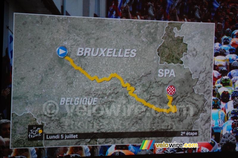 Tour de France 2010: 2 - lundi 5 juillet - Bruxelles > Spa - 192 km
