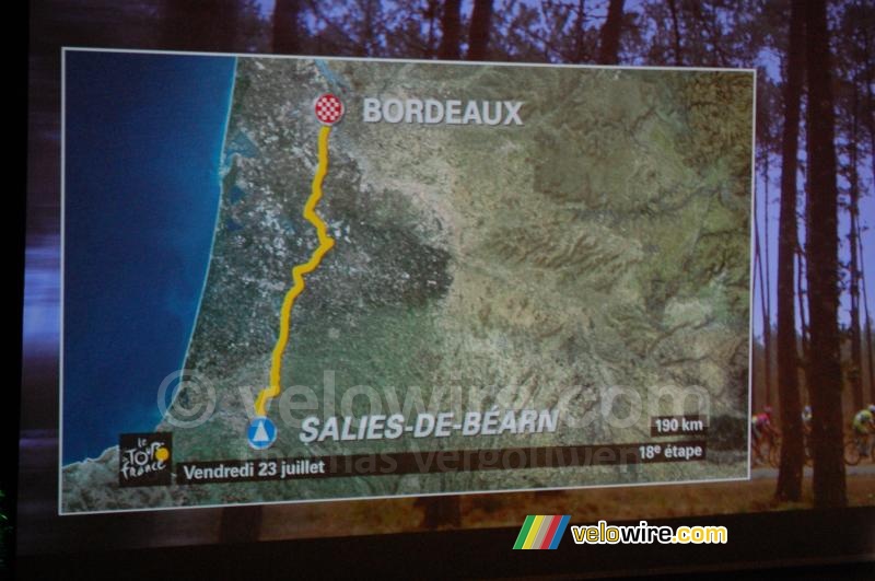Tour de France 2010: 18 - vrijdag 23 juli - Salies-de-Barn > Bordeaux - 190 km