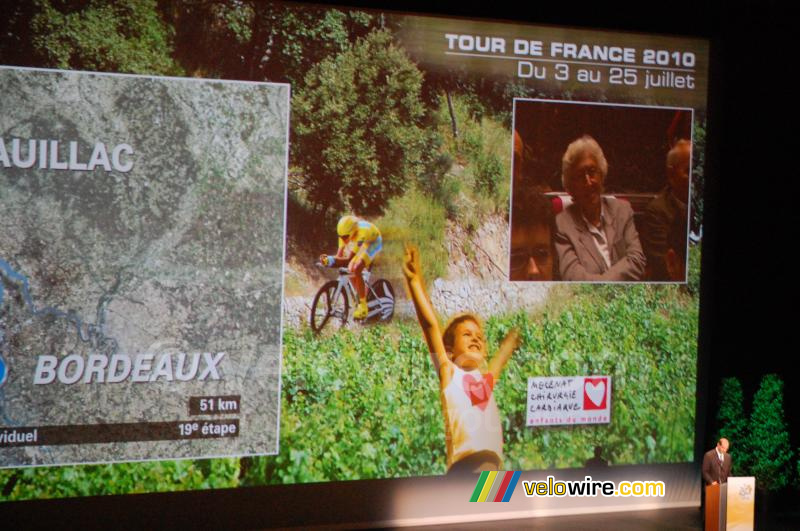 De tijdrit Bordeaux > Pauillac is ook de Etape du coeur